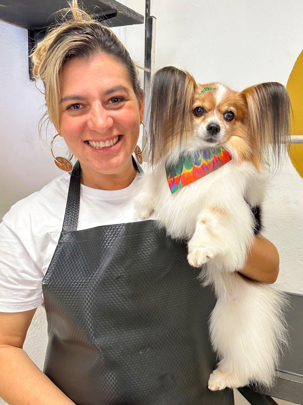 Fabiana Perrone, Girassol Pets - banho e tosquia premium para cães em Cascais e Oeiras